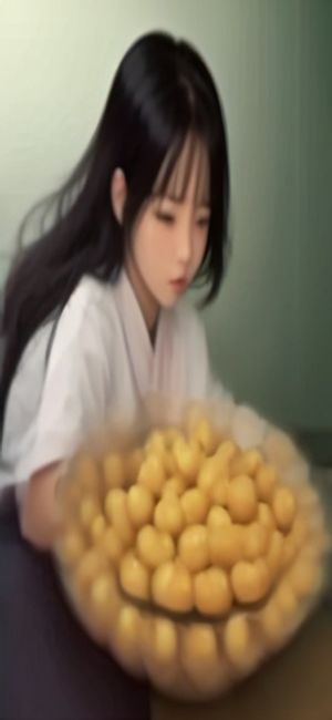 黄豆魔改短剧官网 App 离线缓存列表，显示下载进度与已缓存剧集封面图，背景柔和米色